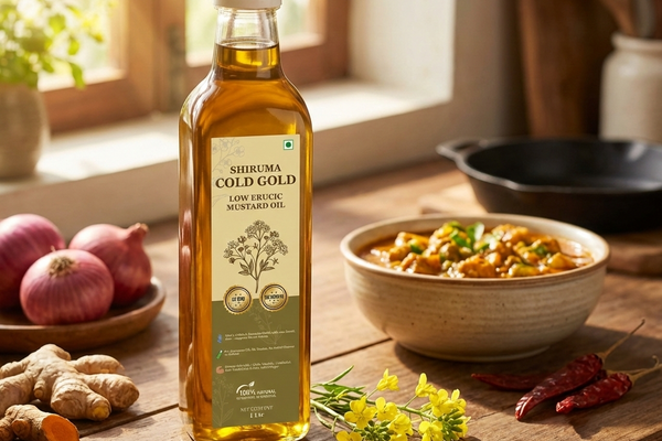 Benefits of Cold-Pressed Mustard Oil: Why It Belongs Back in Your Kitchen  Walk into any Indian kitc