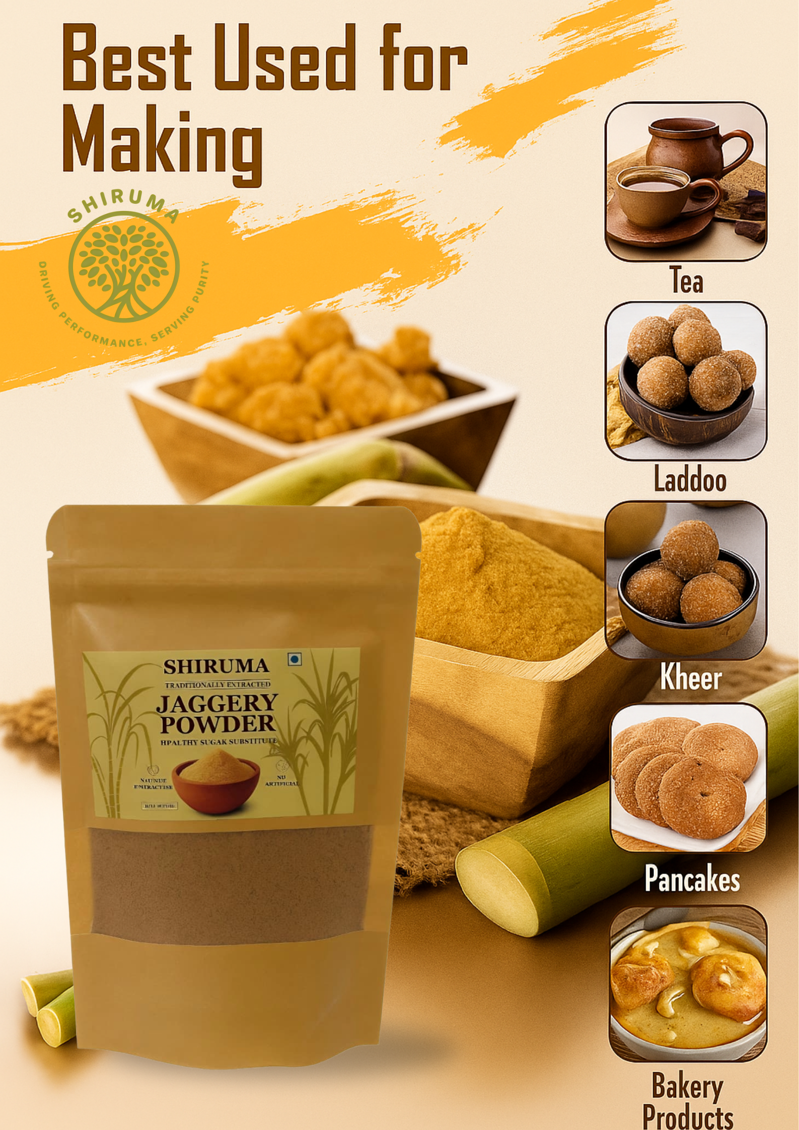 Shiruma FarmPure – Jaggery Powder