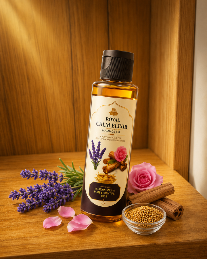 Shiruma Farm Pure Royal Calm Elixir Massage Oil | 120ml